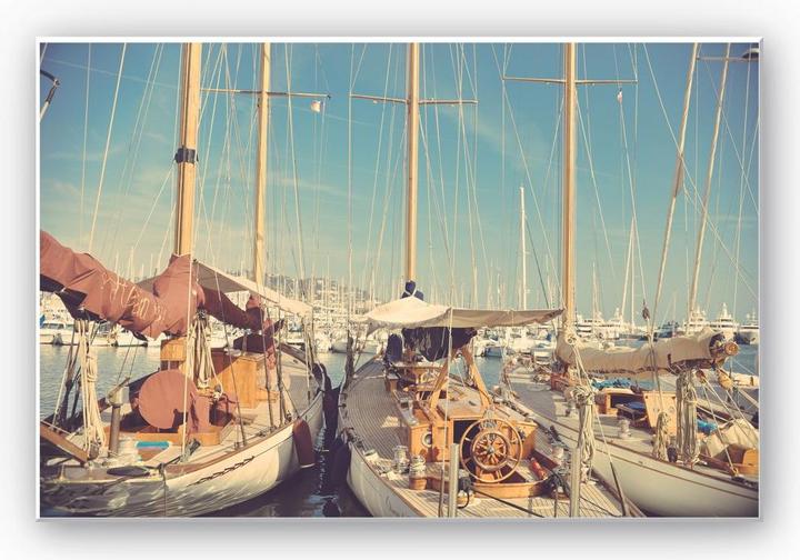 Immagine prodotto Trenddeko Navi a vela nel porto (60 x 40 cm)