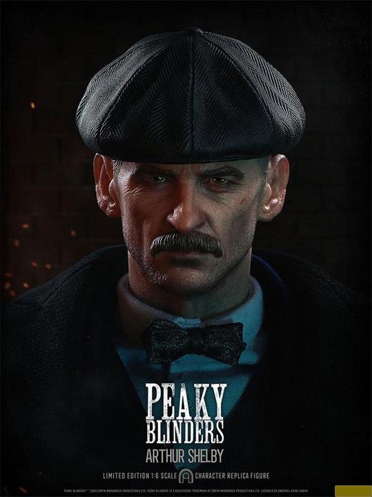 Actual product image Big Chief Studios Peaky Blinders Action Figure 1/6 Arthur Shelby Limited Edition 30 cm
