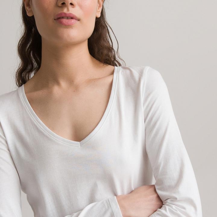 Immagine prodotto La Redoute Collections Maglietta con scollo a V (L)