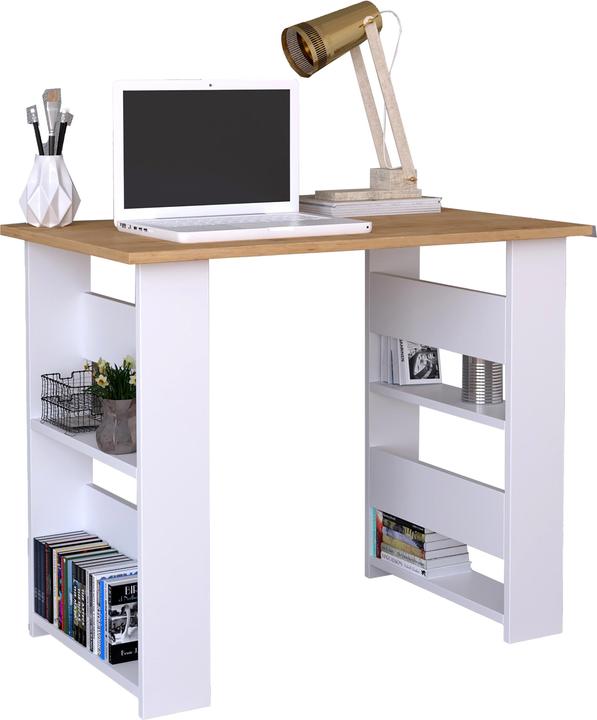 Produktbild VCM Holz Schreibtisch Computertisch Arbeitstisch Bürotisch Büro Tisch Efilo (90 x 56 x 74 cm)
