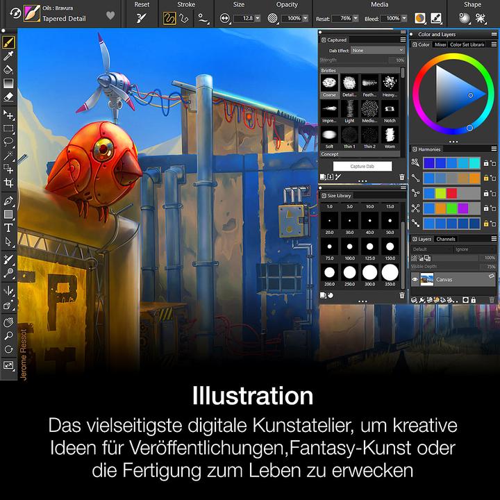 Immagine prodotto Corel Painter 2022 versione completa, scatola (1 Utente, Senza limiti)