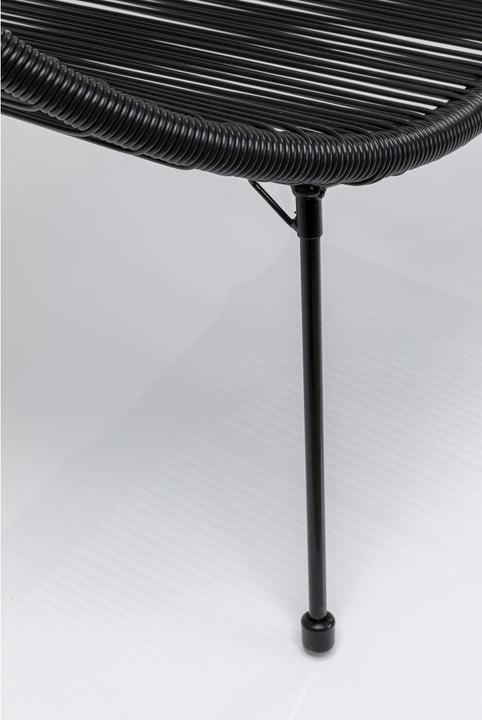 Actual product image Kare Design Bench Acapulco Black (121 cm)