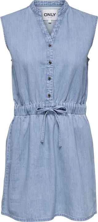 Produktbild Only Normal geschnitten V-Ausschnitt Midikleid Jeanskleid (XS)
