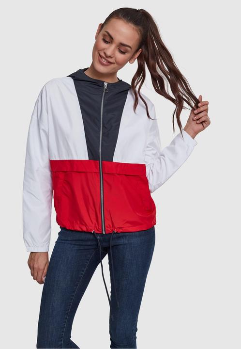 Actual product image Urban Classics Ladies 3-Tone Oversize Windbreaker (L)