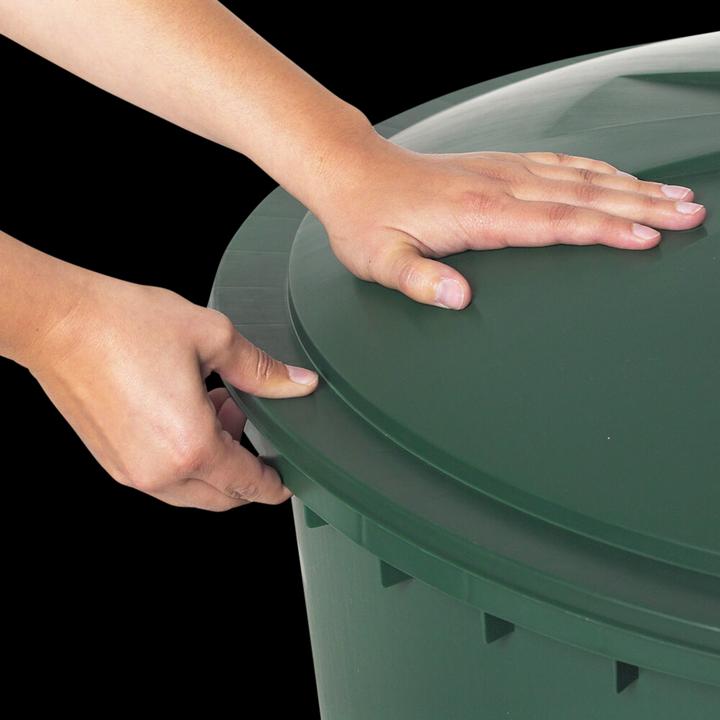 Actual product image Graf Round rain barrel with lid and tap Basic Line 310 l (310 l)