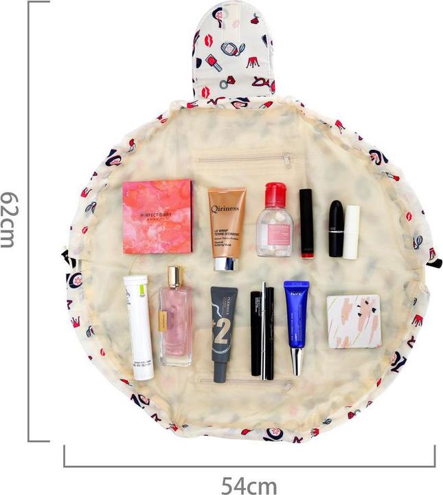 Immagine prodotto Intirilife Borsa per cosmetici in CREMA GIRLY MOTIVE