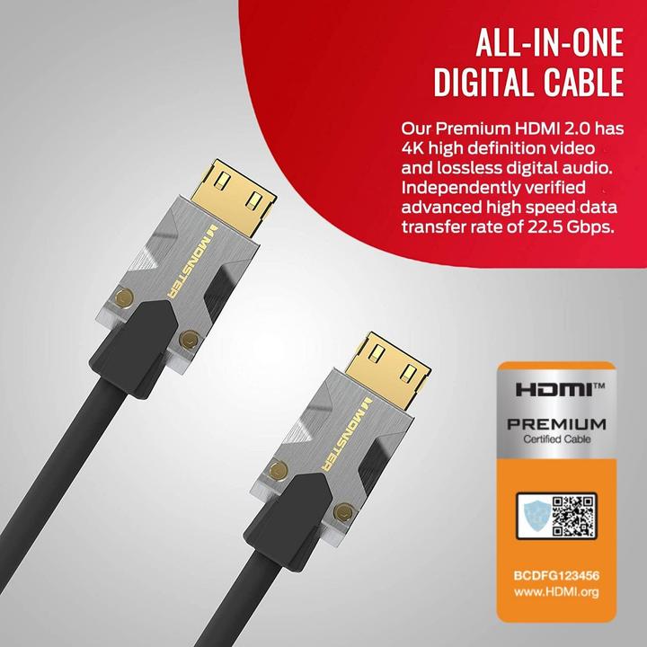 Image du produit Monster M1000 (1.50 m, HDMI)