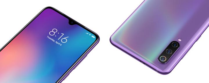 Produktbild Xiaomi Mi 9 (128 GB, Lavender Violet, 6.39", Dual SIM, 48 Mpx, 4G)