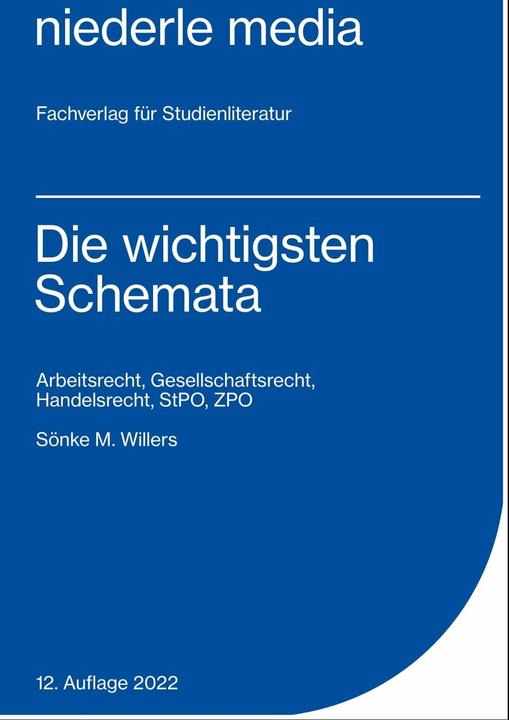 Produktbild Die wichtigsten Schemata (Deutsch, Willers, 2022)