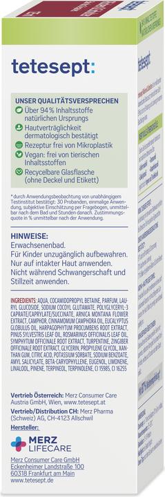 Produktbild Tetesept Gesundheitsbad Rücken & Schulter (125 ml, Badeöl)