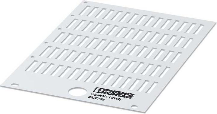 Phoenix Contact Phoenix US-WMT (18X4) - Marqueurs de câbles - blanc - polychlorure de vinyle (PVC) - allemand