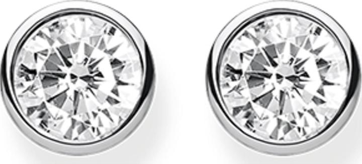 Produktbild Thomas Sabo Ohrstecker Weisser Stein (Silber)