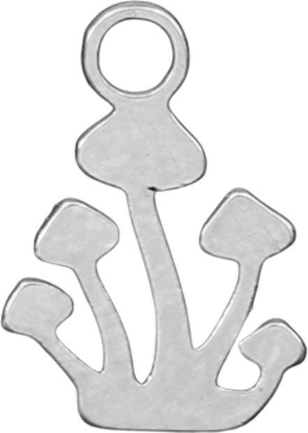 Immagine prodotto Star Piercing Anhänger silber Pilze (senza ottone, Acciaio chirurgico 316L)
