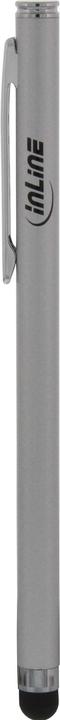 Actual product image InLine Stylus Pen for Touchscreens of Smartphone and Tablet silver