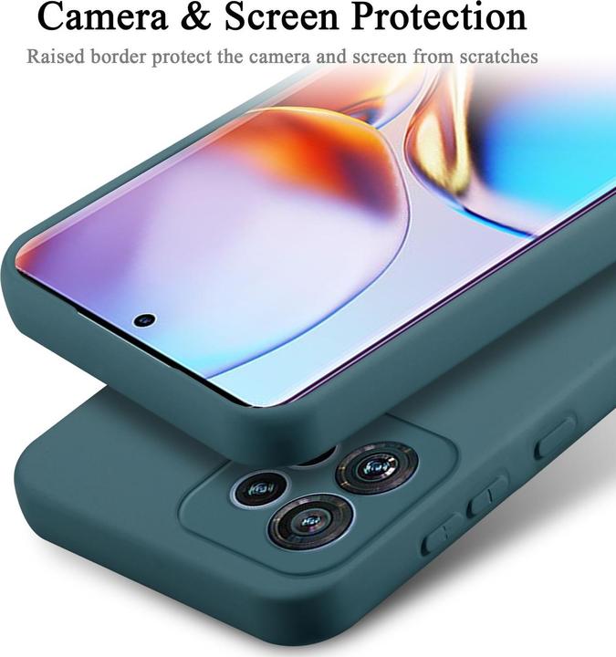 Produktbild Cadorabo Hülle für Motorola Edge 40 Pro TPU im Liquid Schutz Silikon Design (Motorola Edge 40 Pro)