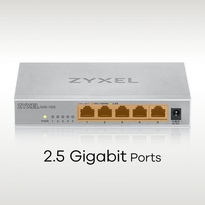 Actual product image Zyxel MG-105 (5 Ports)