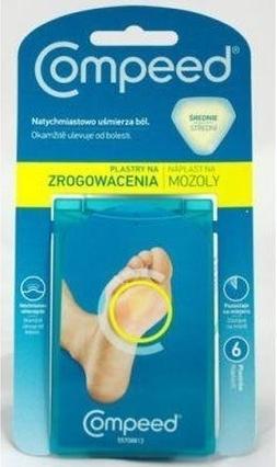 Actual product image Compeed Plasters For Keratoses - 44cm X 45cm, 6 Pieces (6 x)