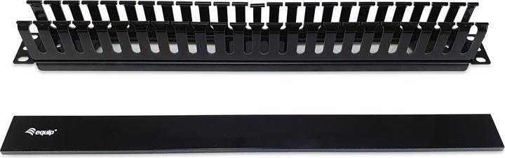 Immagine prodotto equip Pannello di gestione dei cavi da 19" per apparecchiature nero