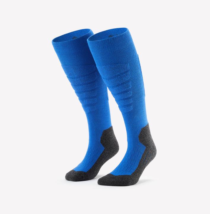 Immagine prodotto Wedze Calzini da sci e da snowboard per adulti - 100 blu/nero (35, 38)