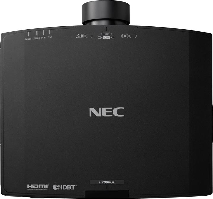 Actual product image NEC PV710UL-B Installation Projector WUXGA 7100Lm Laser Light Source black cabinet incl. NP13ZL lens (WUXGA, 7100 lm, 1.46 - 2.95:1)
