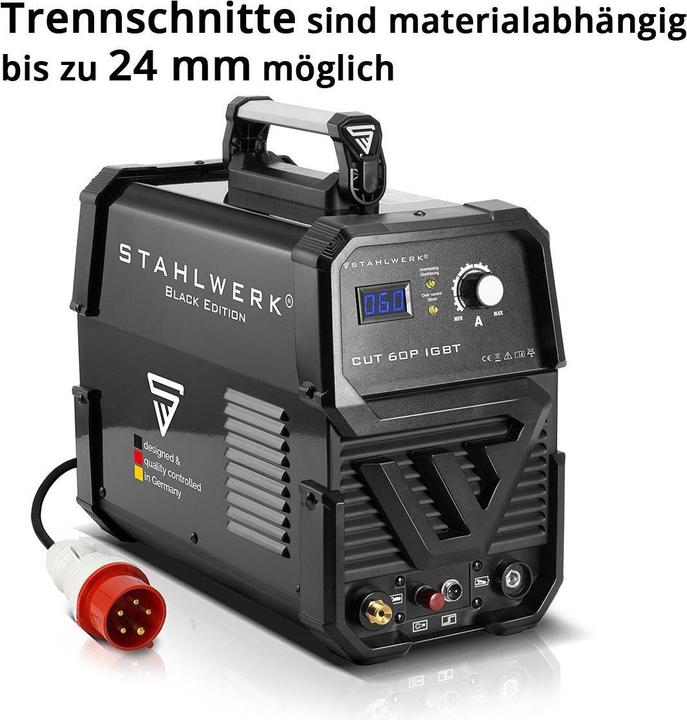Produktbild Stahlwerk Plasmaschneider CUT 60 Pilot IGBT mit 60 Ampere und Pilotzündung