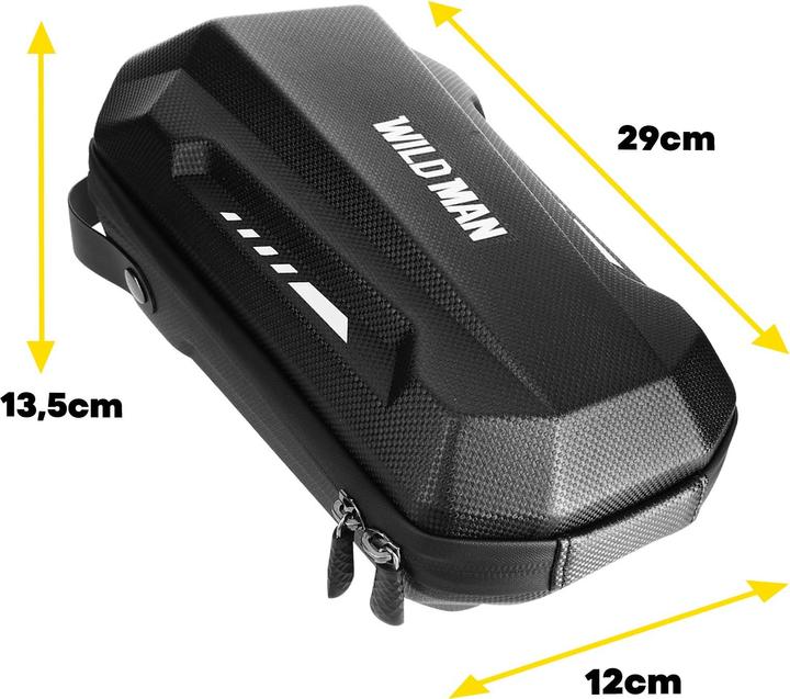 Actual product image Wildman GD9XP E-Scooter bag, 3L total volume