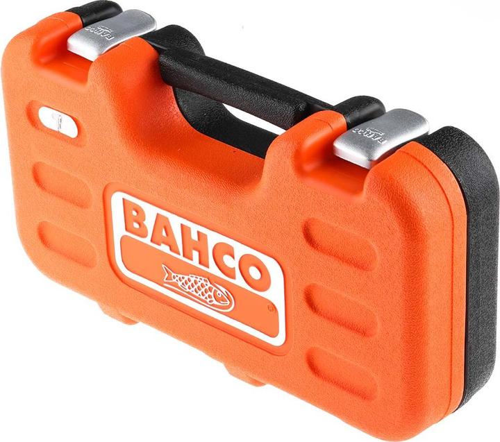 Produktbild Bahco 1/4"-Steckschlüssel-Satz, metrisch, Sechskant, inklusive Umschaltknarre und Schraubendreher-Einsät (1/4")
