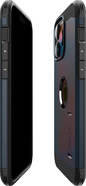 Actual product image Spigen Tough Armor MagSafe, metal slate - iPhone 15 Pro (Apple iPhone 15 Pro)