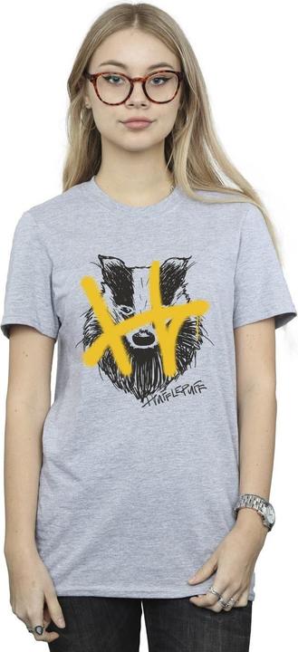 Immagine prodotto Hufflepuff Pop Spray Maglietta Ampia Donna (L)