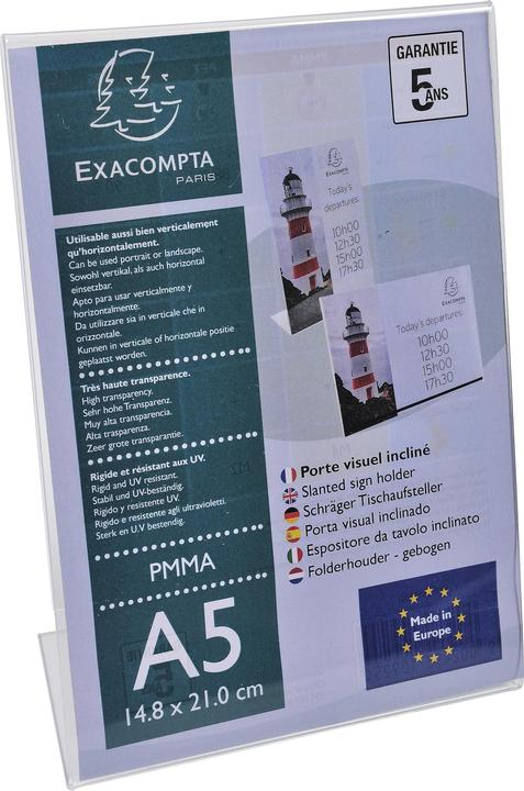 Immagine prodotto Exacompta Porta cartelli A5 alto (A5)