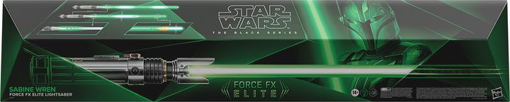 Actual product image Hasbro Star Wars: Ahsoka Black Series Replica Force FX Elite Lightsaber Sabine Wren