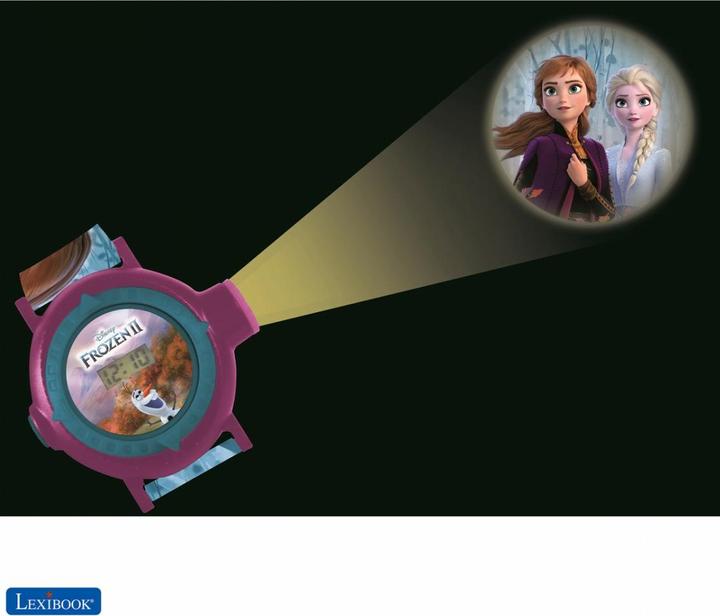 Actual product image Lexibook Disney Frozen - Digital Projection Watch (DMW050FZ) (English)