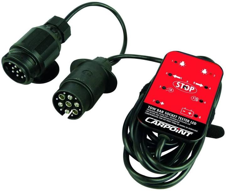 Image du produit Carpoint Testeur LED pour prises de remorque