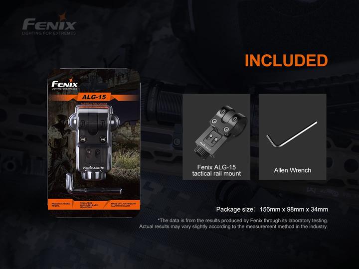 Immagine prodotto Fenix ALG-15, staffa Tak MIL-STD-1913