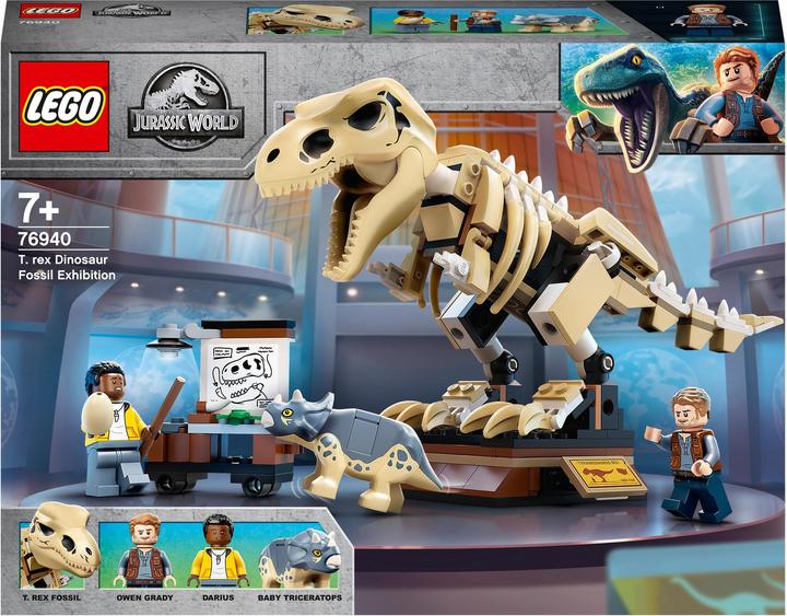 Produktbild LEGO T. Rex-Skelett in der Fossilienausstellung (76940, LEGO Jurassic World)