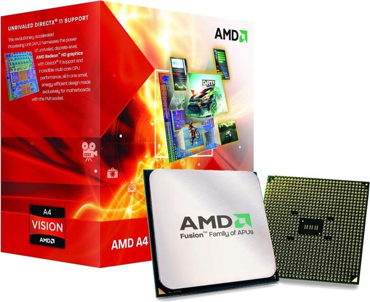 AMD A4-3400 Apu, 2c/2t (FM1, 2.70 GHz, 2 -Core)