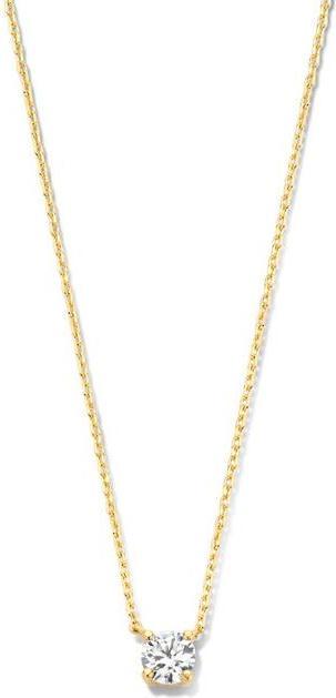Produktbild Sparkle14 Kette Zirkonia 0,8 mm 42 cm - 4 - Gold (14K Gelbgold)