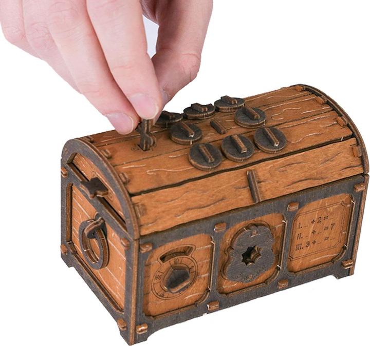 Produktbild WoodenCity Holzmodel 3D Treasure Chest (165 Teile)
