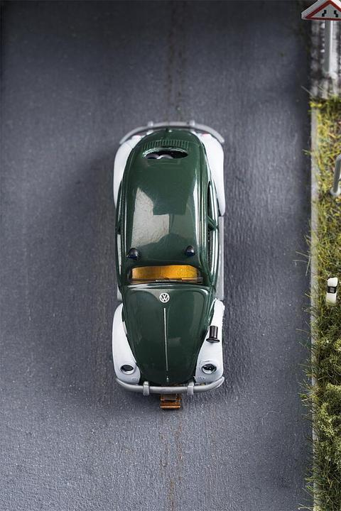 Actual product image Faller VW Beetle Police