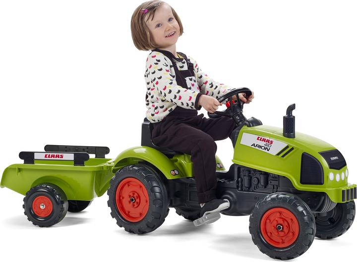 Actual product image Falk Toys Claas tractor + trailer M