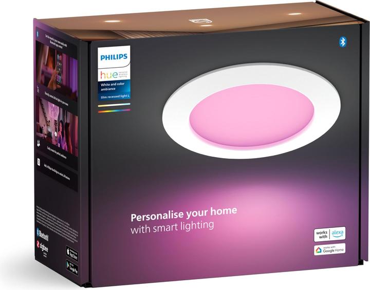 Produktbild Philips Hue White & Color Ambiance Slim Recessed (1200 lm)