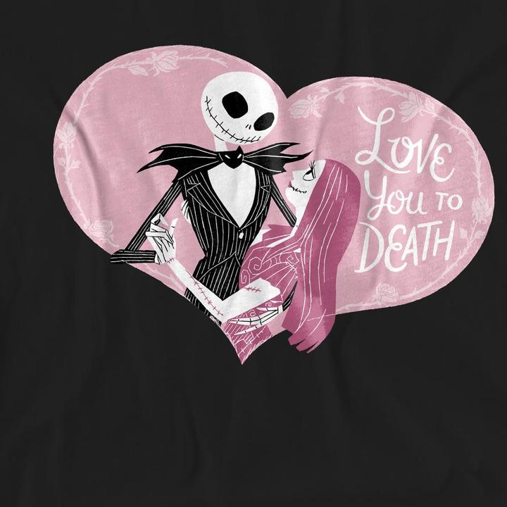 Produktbild The Nightmare Before Christmas Love You To Death TShirt Valentinstag (M)