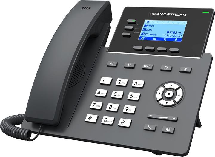 Actual product image Grandstream SIP GRP-2603P Carrier-Grade IP Phone with PoE - VoIP Phone - Switch