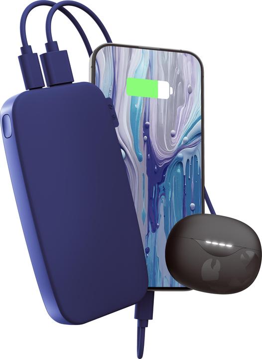 Actual product image Fresh'N Rebel Fresh 'n Rebel Powerbank 12000 mAh Blue (12000 mAh, 44.40 Wh)