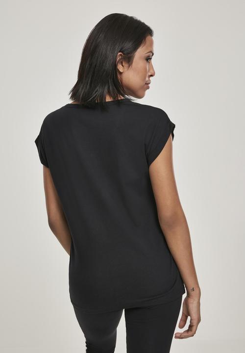 Produktbild Urban Classics Ladies Round V-Neck Extended Shoulder Tee (XL)
