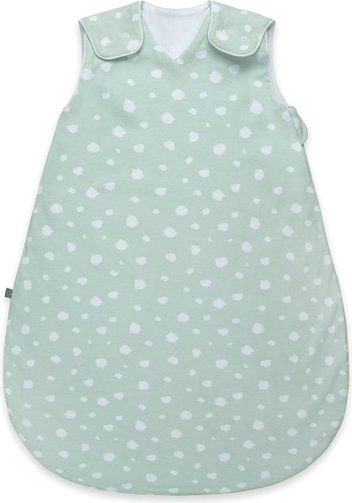 Produktbild Emma & noah Baby-Sommerschlafsack Punkte Mint 90 cm (90 cm, 1.0 TOG)