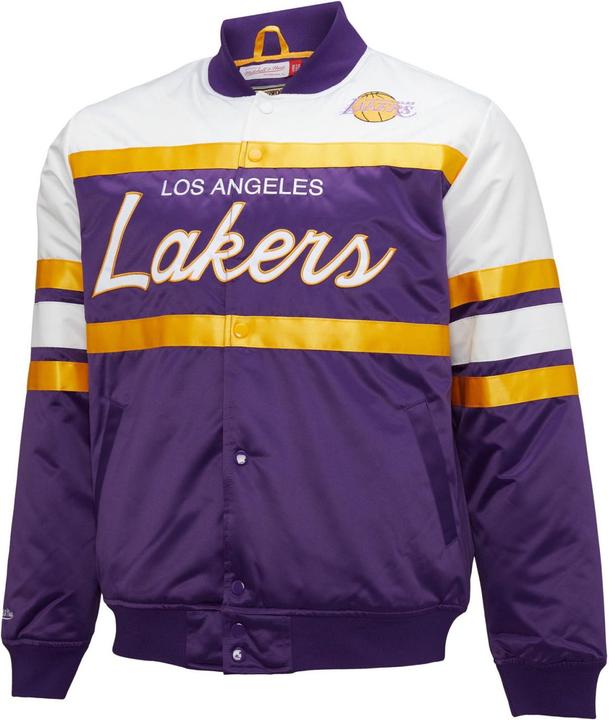 Image du produit Mitchell & Ness M&N Heavyweight Satin Veste - SCRIPT Los Angeles Lakers (L)