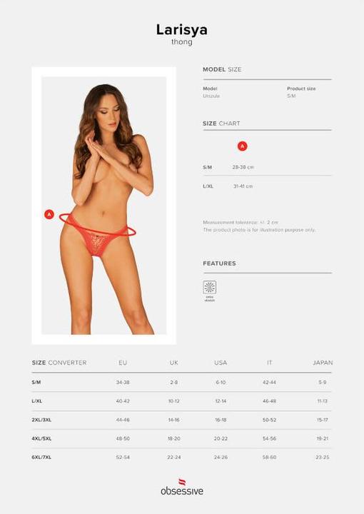 Actual product image Obsessive Larisya (L, XL)