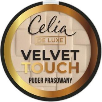 Celia Puder prasowany VELVET TOUCH 102 & (Natural Beige)