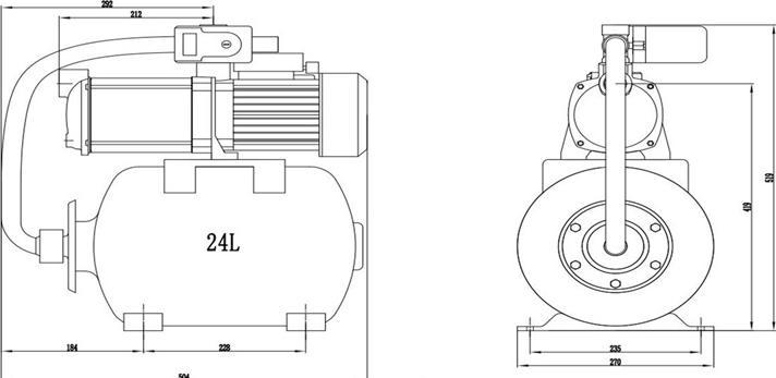 Actual product image zz_ArchivedbyPCD_Bosch PRESSURISATION UNIT HF-920 920 W NP
